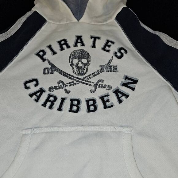 Walt Disney World Kids Boys Pirates Of The Caribbean Hoodie XS - Picture 3 of 6